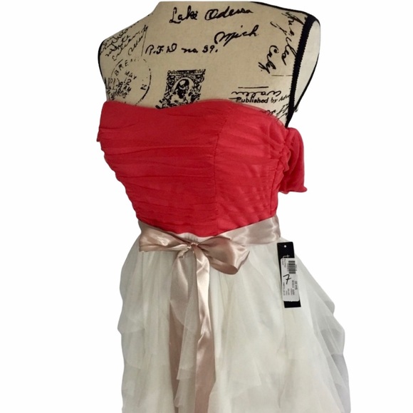 {TeezeMe} strapless midi  dress NWT - Picture 5 of 5